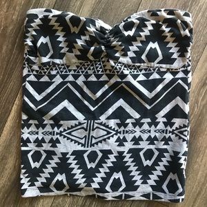Aztec Design tube top